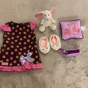 Our generation American Girl Dolls Sleepover Set